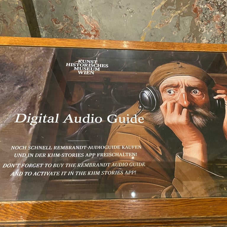 Infotafel zu Audioguide