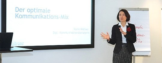 Foto Impulsvortrag „Der optimale Kommunikations-Mix“