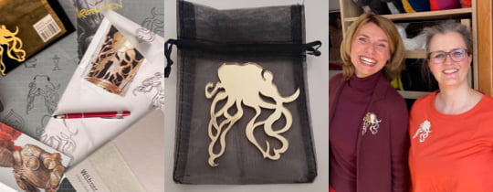 Collage Brosche der Thetis